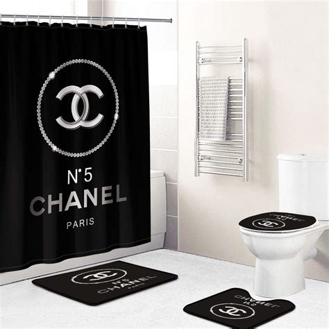 cheap chanel shower curtain|coco chanel shower curtain.